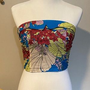 Kimchi Blue Retro Cropped Tube Top NWOT